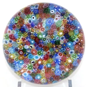 Large BACCARAT France ZODIAC Church Art Glass Crystal Paperweight 1970 Dbl Sign - Picture 1 of 9