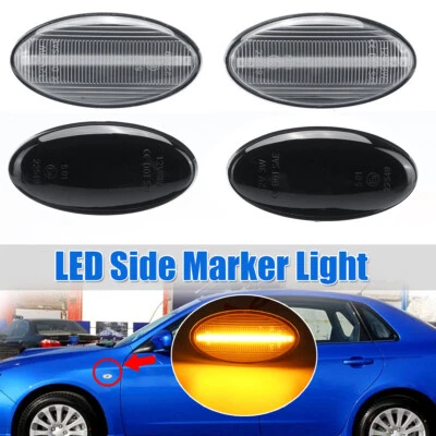 Fits 08-19 Impreza Wrx Sti Forester LED Side Marker Indicator Turn Signal Light - Image 1 of 4