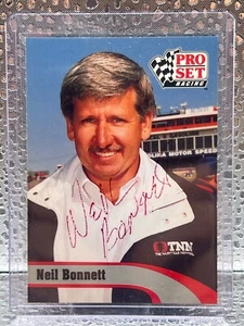 1992 Pro Set Winston Cup - Neil Bonnett #199 - Autographed on Card - NO COA - Picture 1 of 2