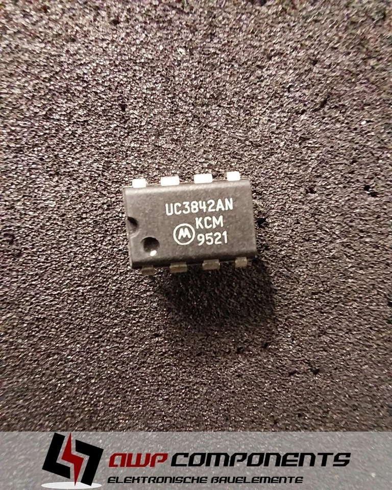 0 (10 Stk.) UC3842AN - IC Current Mode PWM Controller THT 8-PDIP - Motorola