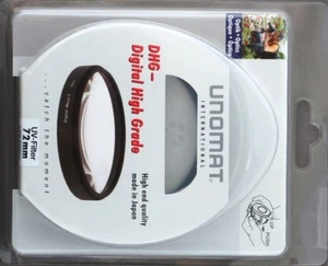 Unomat UV-Filter 72mm UV Filter Speerfilter DHG vergüted für DSLR Objektiv Foto