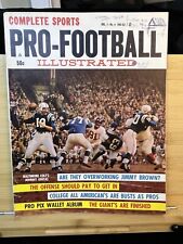 Complete Sports Pro Football Magazine Pro Pix Wallet Cards 1961-62 Vol. 1-No.4