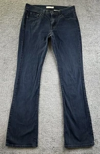 Levis Bootcut 515 Jeans Damen 6 lang blau dunkle Waschung Stretch Denim 31/33 Hose - Bild 1 von 14