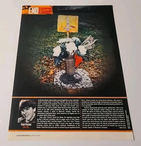 Artículo/recorte de 1 página Gram Parsons - Imagen 1 de 1