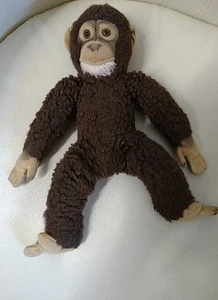 Steiff Animal Monkey 28Cm With Button Without Flag Vintage Jocko - Picture 1 of 9