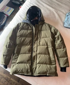 Chaqueta Parka Carson Acolchada Ganso Canadá Hombre Talla XL Verde Militar - Imagen 1 de 6
