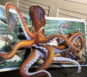 Creatures of the Deep Pop Up Book 1st Edition 2008 Rare POP-UPS Sea Monsters - Picture 1 of 14