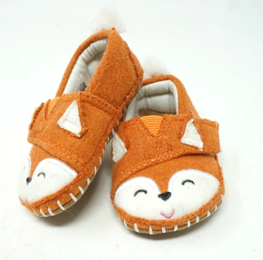 TOMS Luca Fieltro Naranja Cara de Zorro Bebé Niño Pequeño Talla 2 EDICIÓN LIMITADA 10012896 Foto 1 de 4