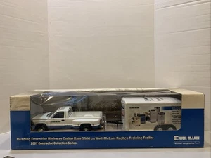 Ertl 1/18 Diecast Dodge Ram 3500 W/Weil-McLain Training Trailer 2007 Collection - Picture 1 of 23