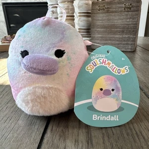 Squishmallows Decorazione Natalizia Brindall Platypus Arcobaleno 5" Peluche 2023 Giocattolo - Foto 1 di 2