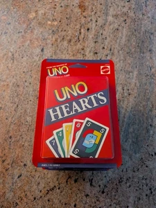 Vintage RARE Mattel Uno Hearts Card Game - New Old Stock / Sealed - Picture 1 of 3