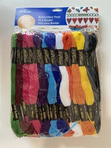 J. & P. Abrigos 105 Madejas Bordado Hilo Jumbo Value Pack NUEVO - Imagen 1 de 2