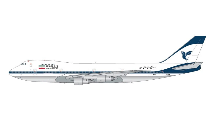Gemini Jets 1:200 Iran Air Boeing 747-100B EP-IAM G2IRA1368 PRE-ORDER - Image 1 of 1