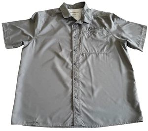 Eddie Bauer Men's XL Gray Outdoor Short Sleeve Button Down Shirt. - Picture 1 of 4