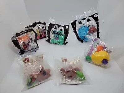 Винтажный элементарный Timon Pumba Burger King детский клуб Mcdon Wendys игрушка лот из 7 - Изображение 1 из 4