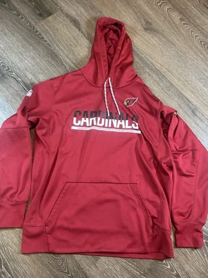 Sudadera con Capucha Nike Therma Fit Arizona Cardinals On Field Roja Adulto Grande NFL Foto 1 de 4