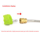 High Pressure Washer Spray Nozzle Degree Rotation Watering Rinse Soap Nozzle Tip