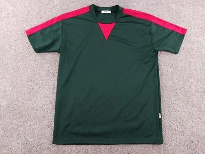 Camiseta de manga corta EPTM para hombre con ribete mediano verde rojo Foto 1 de 4