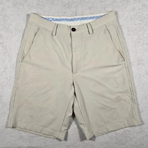 FootJoy FJ Golf Shorts Mens Size 30 Beige Flat Front Lightweight Performance - Picture 1 of 8