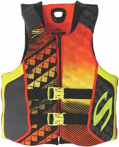 SMALL Stearns Neopren Erwachsene Schwimmweste Wakeboard Weste Orange Herren - Bild 1 von 3