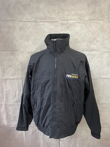 Port Authority Men’s Black Full Zip Mock Neck Windbreaker Jacket Size L - Picture 1 of 6