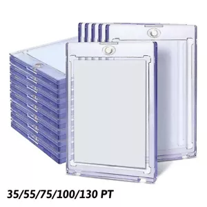 Portatarjetas deportivas coleccionables magnéticas 35-130PT protección UV dura de un solo toque - Imagen 1 de 15