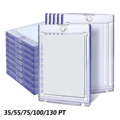 Magnetic Trading Sports Card Holders 35-130PT One-Touch Hard UV Protection - Image 1 of 4