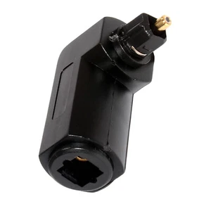 Digitales optisches rechtwinkliges Kabel Toslink TOS platzsparend Soundbar/TV Adapter - Bild 1 von 2