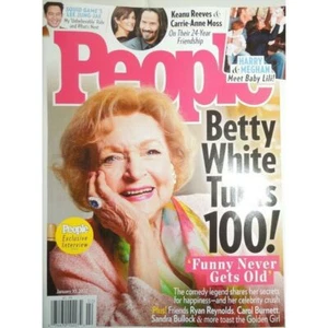 BETTY WHITE people TURNS 100 exclusive interview FUNNY NEVER GETS OLD no label - Picture 1 of 5