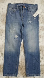 GAP KIDS Girl's Pants SZ 5 Blue Denim NWT - Picture 1 of 8