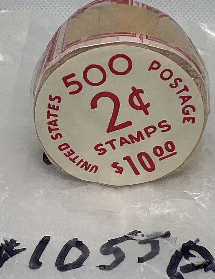 SCOTT#1055a,2C STAMP THOMAS JEFFERSON UNOPENED COIL ROLL OF 500 MNH OG BCV $400 - Image 1 of 4