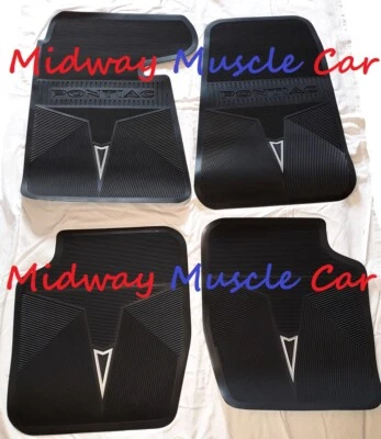 NUEVO estilo original NEGRO 64 65 alfombrillas Pontiac GTO Lemans Judge Bonneville GP Foto 1 de 3