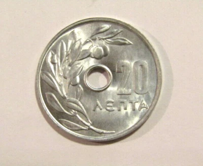 Greece 1969 20 Lepta unc Coin - Image 1 of 4