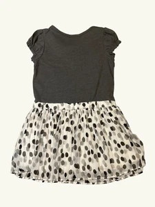 Cherokee Girls' Polka Dot Dress With Ruffled Sleeves & Pleated Skirt - Size 4T - Picture 1 of 12