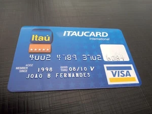 Brasil - Itaú Bank - Visa - Expired Card - Picture 1 of 2