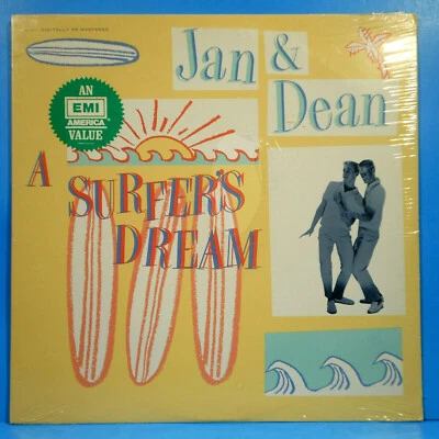 JAN & DEAN A SURFER'S DREAM VINYL LP 1986 ORIGINAL PRESS SEALED! MINT/VG++!! - Image 1 of 2