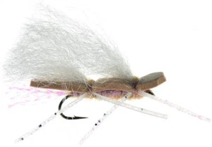 Fly Fishing Flies (Bass, Bream, Trout, Salmon) Chubby Chernobyl UV Tan (6 flies) - Picture 1 of 2