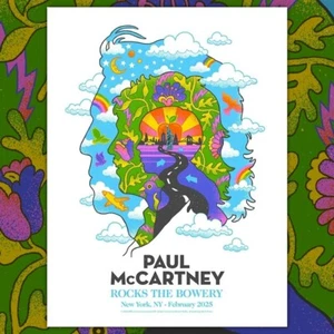 PAUL McCARTNEY ROCKS THE BOWERY February 11th 2025 Bowery Ballroom NY Poster - Picture 1 of 6