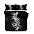 Cool Animal Leopard Cheetah Bedding Duvet Quilt Cover Set Holiday Birthday Gift