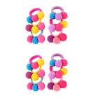  12 Pcs Hair Accessories for Short Baby Fur Ball Scrunchie Small Girl