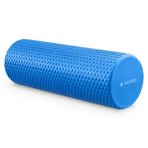 Rodillo para pilates de 45 CM foam roller para masajes fitness y yoga en azul - Imagen 1 de 6