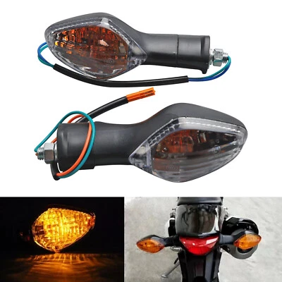 Turn Signal Lights Indicator Lamp For Honda CBR500 CBR650F CTX700 MSX125 Clear - Image 1 of 4