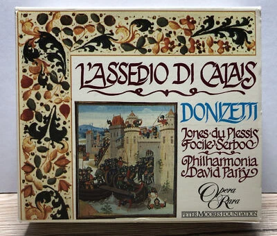 Donizetti L'Assedio Di Calais Jones du Plessis Focile Serbo 2CD Opera Rara OR 9 - Bild 1 von 4