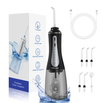 Fairywill Munddusche Kabellos Zahnreinigung Wasser Flosser 5 Modi Oral Irrigator