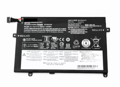 Batería Original 01AV411 01AV412 01AV413 Para Lenovo ThinkPad E470 E470C E475 Nueva  Foto 1 de 4