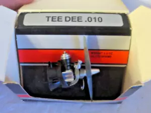 Vintage Flying Model Airplane Engine Cox TD Tee Dee .010 NO. 130 Never Used - Picture 1 of 7