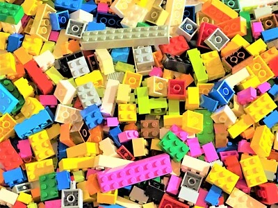 50 LEGO BRICKS 🔥 1x2 2x2 2x4 2X6 2X8 Bulk Pieces Lot Mix Colors 🔥 VERY POPULAR - Image 1 of 4