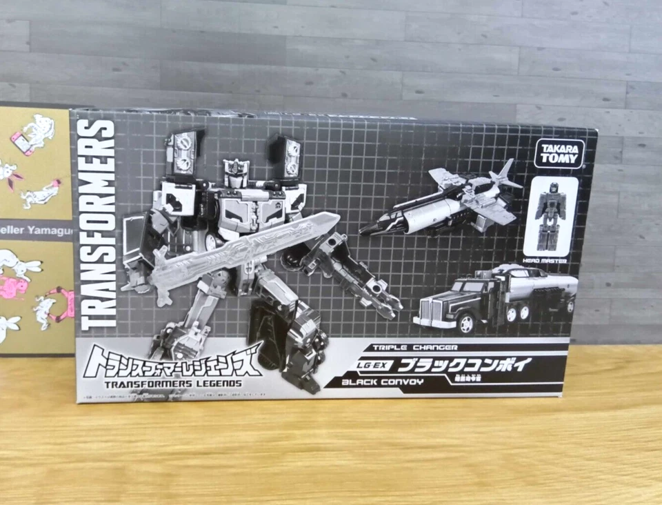 TAKARA TOMY Transformers Legends LG-EX Black Convoy Triple Changer Limited Japan - Image 1 of 4