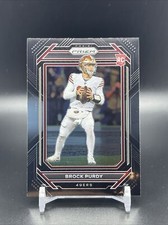 2022 CHRONICLES BROCK PURDY PRIZM BLACK ROOKIE BASE Rc 49ERS