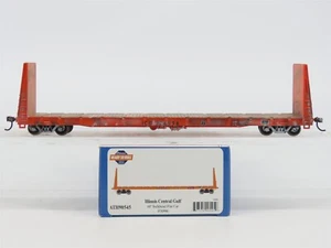 HO Scale Athearn ATH90545 ICG Railway 60' Bulkhead Flatcar #976996 WEATHERED - Picture 1 of 12